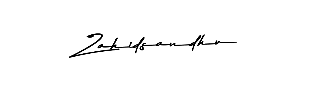Design your own signature with our free online signature maker. With this signature software, you can create a handwritten (Asem Kandis PERSONAL USE) signature for name Zahidsandhu. Zahidsandhu signature style 9 images and pictures png