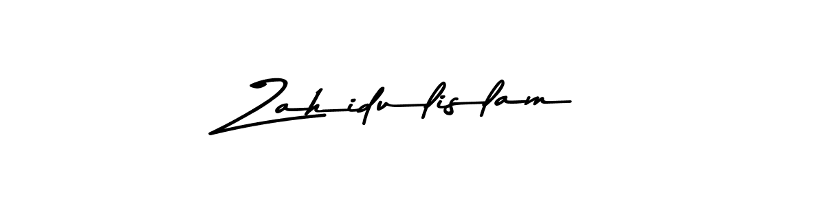 Design your own signature with our free online signature maker. With this signature software, you can create a handwritten (Asem Kandis PERSONAL USE) signature for name Zahidulislam. Zahidulislam signature style 9 images and pictures png