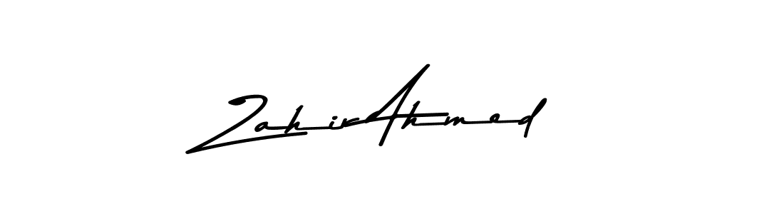 Make a beautiful signature design for name Zahir Ahmed. Use this online signature maker to create a handwritten signature for free. Zahir Ahmed signature style 9 images and pictures png