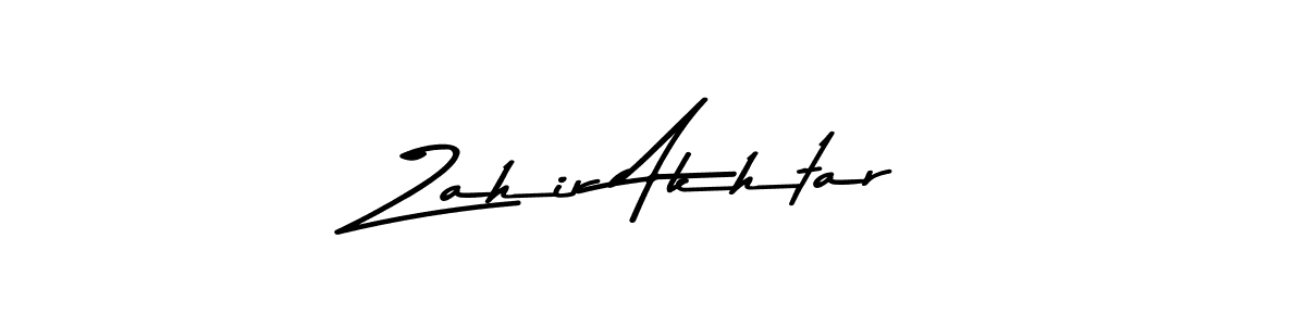 Zahir Akhtar stylish signature style. Best Handwritten Sign (Asem Kandis PERSONAL USE) for my name. Handwritten Signature Collection Ideas for my name Zahir Akhtar. Zahir Akhtar signature style 9 images and pictures png