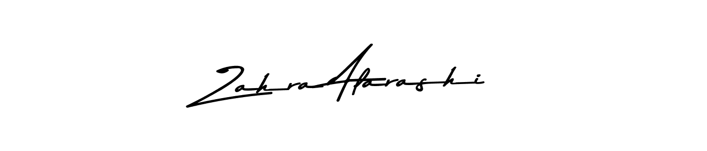 Design your own signature with our free online signature maker. With this signature software, you can create a handwritten (Asem Kandis PERSONAL USE) signature for name Zahra Alarashi. Zahra Alarashi signature style 9 images and pictures png