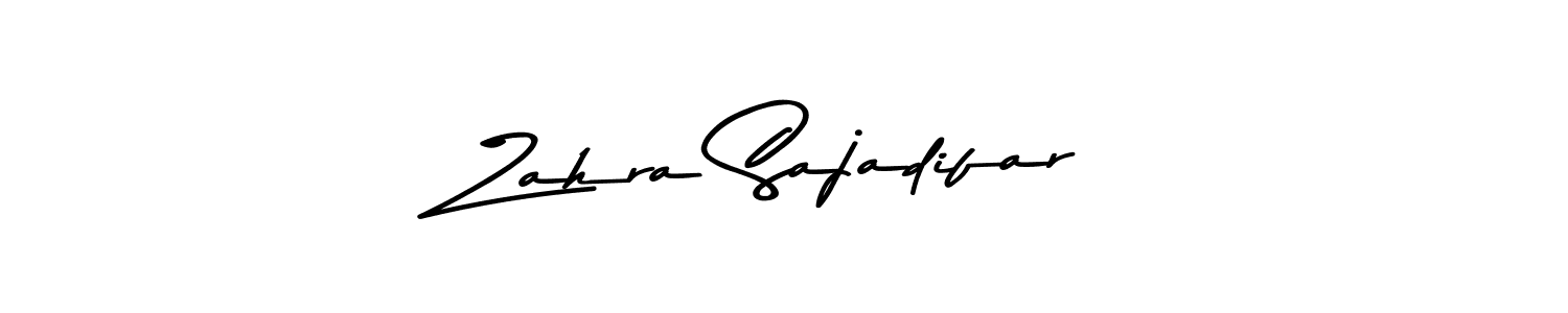 Use a signature maker to create a handwritten signature online. With this signature software, you can design (Asem Kandis PERSONAL USE) your own signature for name Zahra Sajadifar. Zahra Sajadifar signature style 9 images and pictures png