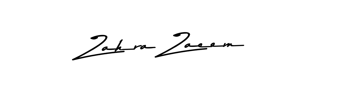How to make Zahra Zaeem signature? Asem Kandis PERSONAL USE is a professional autograph style. Create handwritten signature for Zahra Zaeem name. Zahra Zaeem signature style 9 images and pictures png