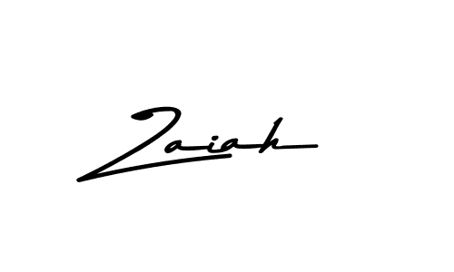 Use a signature maker to create a handwritten signature online. With this signature software, you can design (Asem Kandis PERSONAL USE) your own signature for name Zaiah. Zaiah signature style 9 images and pictures png