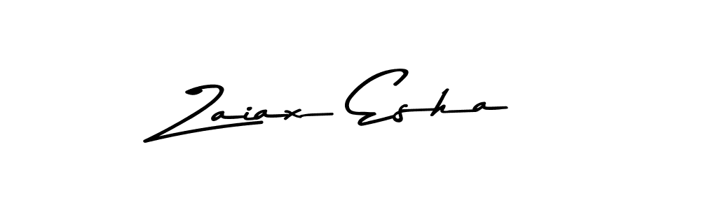 Use a signature maker to create a handwritten signature online. With this signature software, you can design (Asem Kandis PERSONAL USE) your own signature for name Zaiax Esha. Zaiax Esha signature style 9 images and pictures png