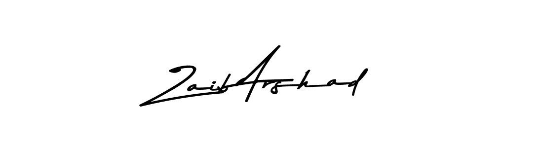 Zaib Arshad stylish signature style. Best Handwritten Sign (Asem Kandis PERSONAL USE) for my name. Handwritten Signature Collection Ideas for my name Zaib Arshad. Zaib Arshad signature style 9 images and pictures png