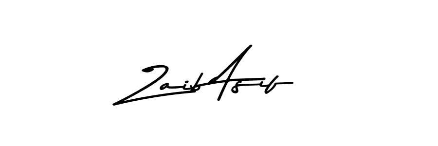 How to make Zaib Asif name signature. Use Asem Kandis PERSONAL USE style for creating short signs online. This is the latest handwritten sign. Zaib Asif signature style 9 images and pictures png