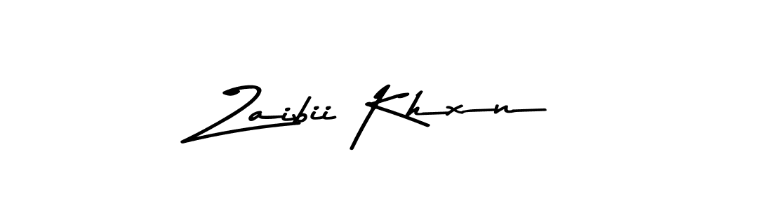 How to make Zaibii Khxn signature? Asem Kandis PERSONAL USE is a professional autograph style. Create handwritten signature for Zaibii Khxn name. Zaibii Khxn signature style 9 images and pictures png