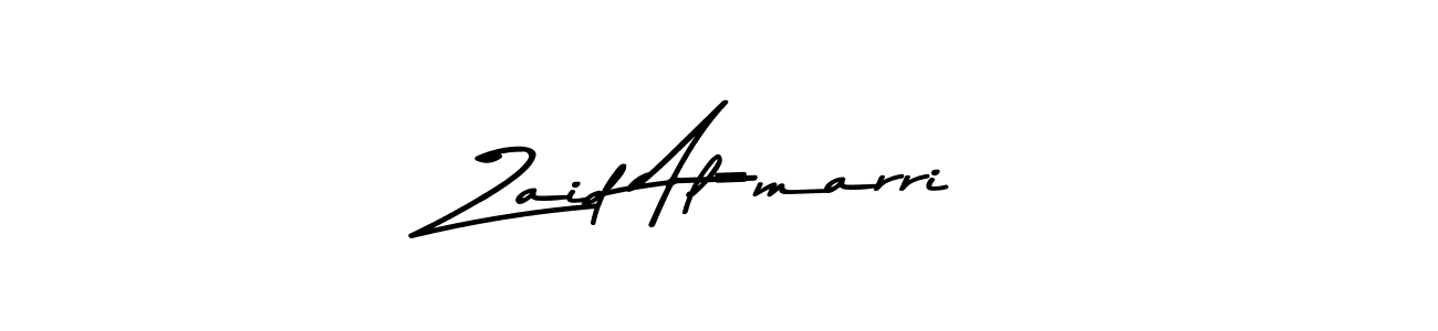 How to make Zaid Al-marri name signature. Use Asem Kandis PERSONAL USE style for creating short signs online. This is the latest handwritten sign. Zaid Al-marri signature style 9 images and pictures png