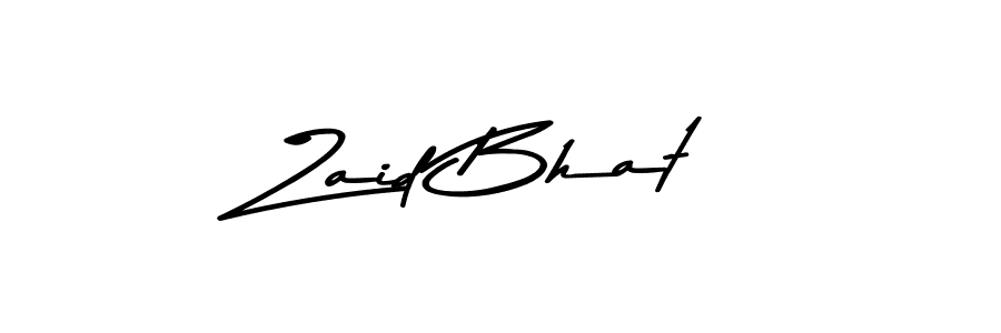 Here are the top 10 professional signature styles for the name Zaid Bhat. These are the best autograph styles you can use for your name. Zaid Bhat signature style 9 images and pictures png