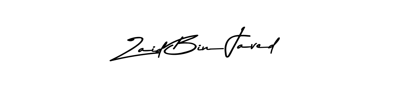 Design your own signature with our free online signature maker. With this signature software, you can create a handwritten (Asem Kandis PERSONAL USE) signature for name Zaid Bin Javed. Zaid Bin Javed signature style 9 images and pictures png