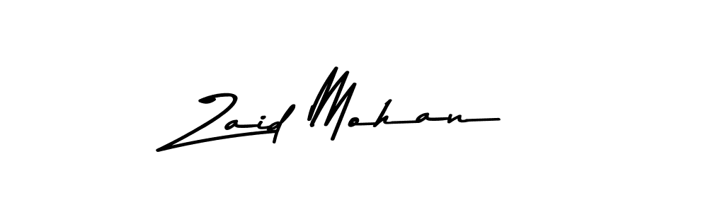 Make a short Zaid Mohan signature style. Manage your documents anywhere anytime using Asem Kandis PERSONAL USE. Create and add eSignatures, submit forms, share and send files easily. Zaid Mohan signature style 9 images and pictures png