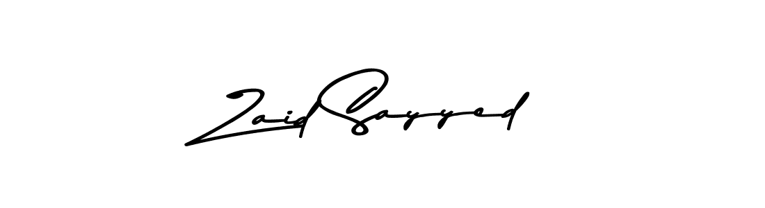 Make a beautiful signature design for name Zaid Sayyed. Use this online signature maker to create a handwritten signature for free. Zaid Sayyed signature style 9 images and pictures png