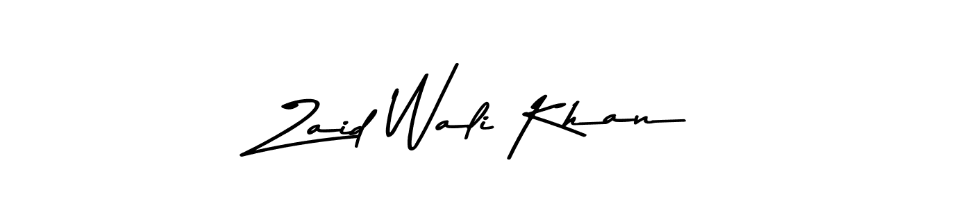 Make a beautiful signature design for name Zaid Wali Khan. With this signature (Asem Kandis PERSONAL USE) style, you can create a handwritten signature for free. Zaid Wali Khan signature style 9 images and pictures png
