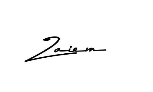 How to make Zaiem signature? Asem Kandis PERSONAL USE is a professional autograph style. Create handwritten signature for Zaiem name. Zaiem signature style 9 images and pictures png