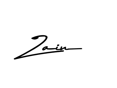 Design your own signature with our free online signature maker. With this signature software, you can create a handwritten (Asem Kandis PERSONAL USE) signature for name Zain. Zain signature style 9 images and pictures png