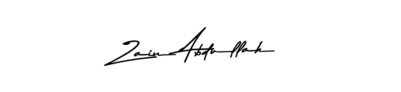 Make a beautiful signature design for name Zain Abdullah. Use this online signature maker to create a handwritten signature for free. Zain Abdullah signature style 9 images and pictures png