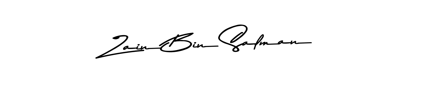 Zain Bin Salman stylish signature style. Best Handwritten Sign (Asem Kandis PERSONAL USE) for my name. Handwritten Signature Collection Ideas for my name Zain Bin Salman. Zain Bin Salman signature style 9 images and pictures png