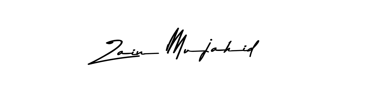 Also You can easily find your signature by using the search form. We will create Zain Mujahid name handwritten signature images for you free of cost using Asem Kandis PERSONAL USE sign style. Zain Mujahid signature style 9 images and pictures png