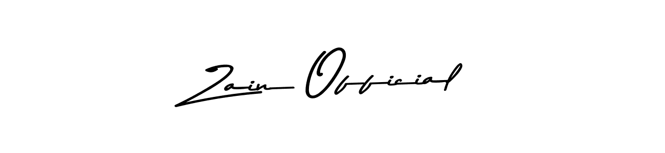 How to make Zain Official signature? Asem Kandis PERSONAL USE is a professional autograph style. Create handwritten signature for Zain Official name. Zain Official signature style 9 images and pictures png