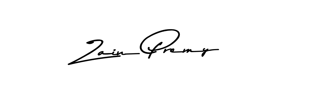 Use a signature maker to create a handwritten signature online. With this signature software, you can design (Asem Kandis PERSONAL USE) your own signature for name Zain Premy. Zain Premy signature style 9 images and pictures png