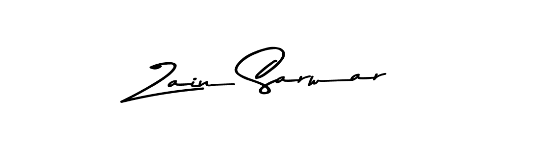 How to make Zain Sarwar name signature. Use Asem Kandis PERSONAL USE style for creating short signs online. This is the latest handwritten sign. Zain Sarwar signature style 9 images and pictures png