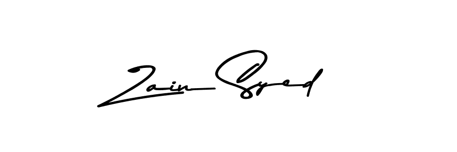 Use a signature maker to create a handwritten signature online. With this signature software, you can design (Asem Kandis PERSONAL USE) your own signature for name Zain Syed. Zain Syed signature style 9 images and pictures png