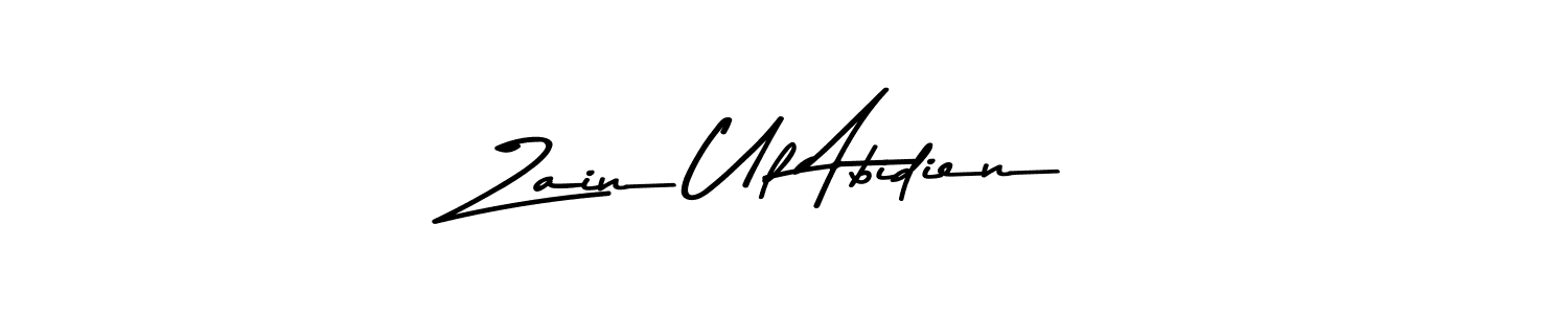 Make a beautiful signature design for name Zain Ul Abidien. Use this online signature maker to create a handwritten signature for free. Zain Ul Abidien signature style 9 images and pictures png