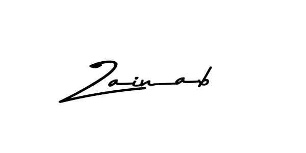 How to make Zainab signature? Asem Kandis PERSONAL USE is a professional autograph style. Create handwritten signature for Zainab name. Zainab signature style 9 images and pictures png
