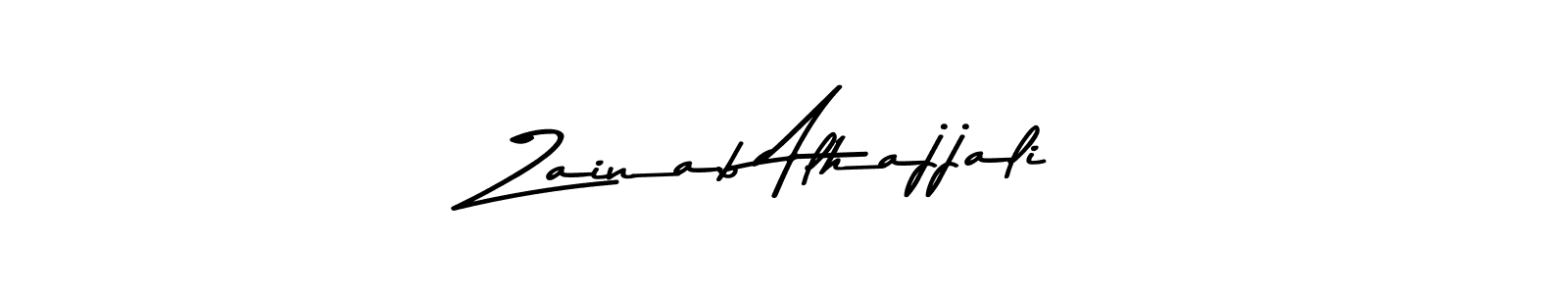 Use a signature maker to create a handwritten signature online. With this signature software, you can design (Asem Kandis PERSONAL USE) your own signature for name Zainab Alhajjali. Zainab Alhajjali signature style 9 images and pictures png