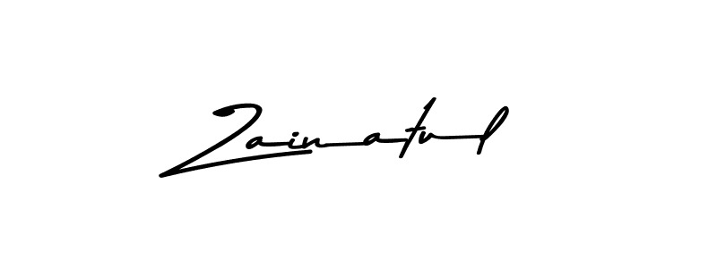 Design your own signature with our free online signature maker. With this signature software, you can create a handwritten (Asem Kandis PERSONAL USE) signature for name Zainatul. Zainatul signature style 9 images and pictures png