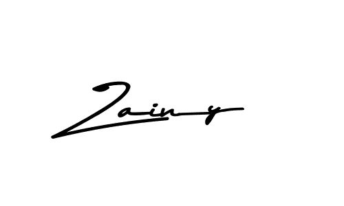 Design your own signature with our free online signature maker. With this signature software, you can create a handwritten (Asem Kandis PERSONAL USE) signature for name Zainy. Zainy signature style 9 images and pictures png