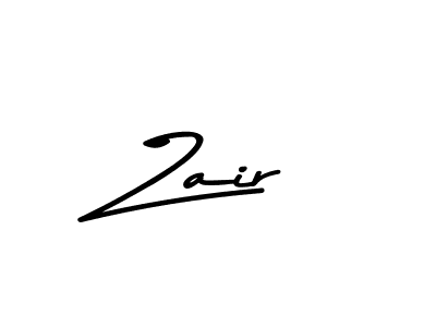 You should practise on your own different ways (Asem Kandis PERSONAL USE) to write your name (Zair) in signature. don't let someone else do it for you. Zair signature style 9 images and pictures png