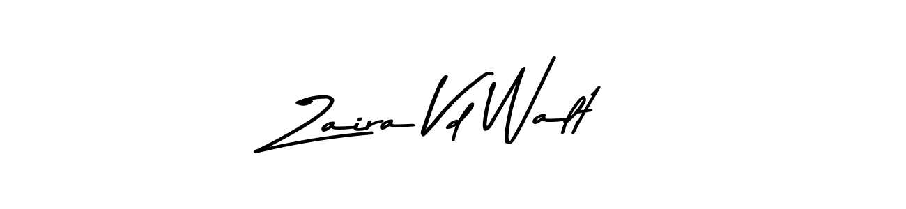 Make a beautiful signature design for name Zaira Vd Walt. Use this online signature maker to create a handwritten signature for free. Zaira Vd Walt signature style 9 images and pictures png