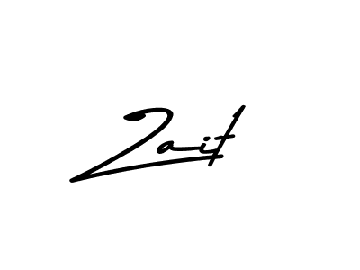 Use a signature maker to create a handwritten signature online. With this signature software, you can design (Asem Kandis PERSONAL USE) your own signature for name Zait. Zait signature style 9 images and pictures png