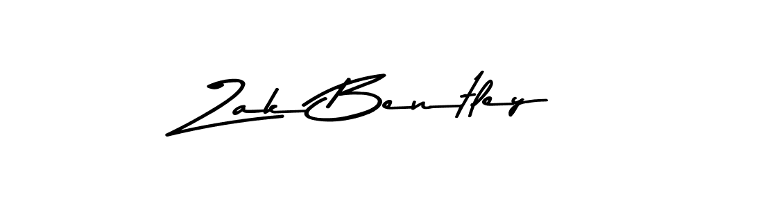 Zak Bentley stylish signature style. Best Handwritten Sign (Asem Kandis PERSONAL USE) for my name. Handwritten Signature Collection Ideas for my name Zak Bentley. Zak Bentley signature style 9 images and pictures png