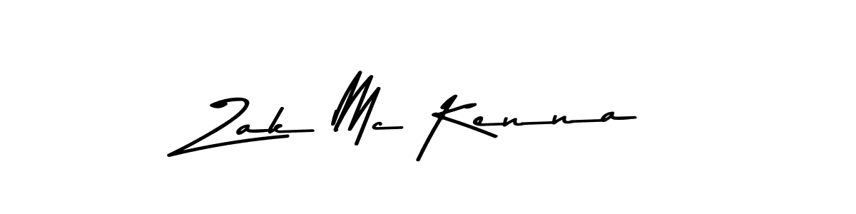 Create a beautiful signature design for name Zak Mc Kenna. With this signature (Asem Kandis PERSONAL USE) fonts, you can make a handwritten signature for free. Zak Mc Kenna signature style 9 images and pictures png