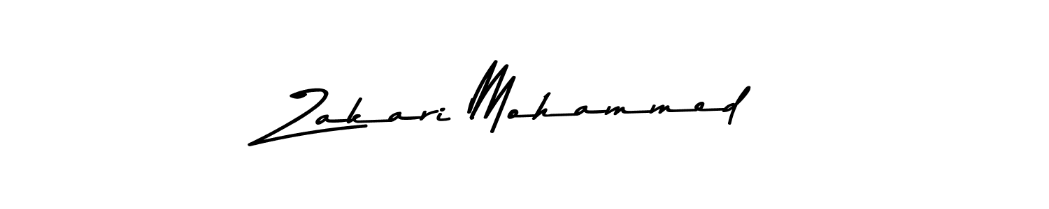 How to make Zakari Mohammed signature? Asem Kandis PERSONAL USE is a professional autograph style. Create handwritten signature for Zakari Mohammed name. Zakari Mohammed signature style 9 images and pictures png