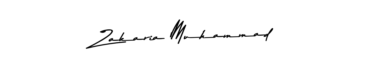 How to make Zakaria Muhammad signature? Asem Kandis PERSONAL USE is a professional autograph style. Create handwritten signature for Zakaria Muhammad name. Zakaria Muhammad signature style 9 images and pictures png