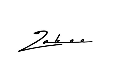 Use a signature maker to create a handwritten signature online. With this signature software, you can design (Asem Kandis PERSONAL USE) your own signature for name Zakee. Zakee signature style 9 images and pictures png