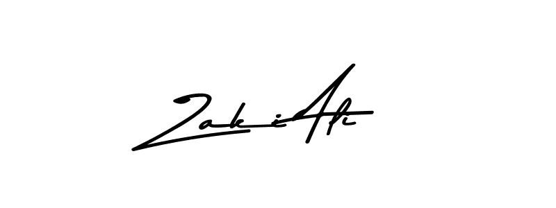 Zaki Ali stylish signature style. Best Handwritten Sign (Asem Kandis PERSONAL USE) for my name. Handwritten Signature Collection Ideas for my name Zaki Ali. Zaki Ali signature style 9 images and pictures png