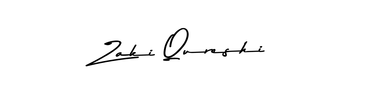 Zaki Qureshi stylish signature style. Best Handwritten Sign (Asem Kandis PERSONAL USE) for my name. Handwritten Signature Collection Ideas for my name Zaki Qureshi. Zaki Qureshi signature style 9 images and pictures png