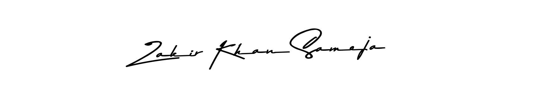 This is the best signature style for the Zakir Khan Sameja name. Also you like these signature font (Asem Kandis PERSONAL USE). Mix name signature. Zakir Khan Sameja signature style 9 images and pictures png