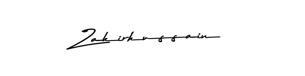 Design your own signature with our free online signature maker. With this signature software, you can create a handwritten (Asem Kandis PERSONAL USE) signature for name Zakirhussain. Zakirhussain signature style 9 images and pictures png