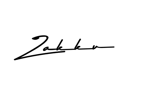 How to make Zakku signature? Asem Kandis PERSONAL USE is a professional autograph style. Create handwritten signature for Zakku name. Zakku signature style 9 images and pictures png