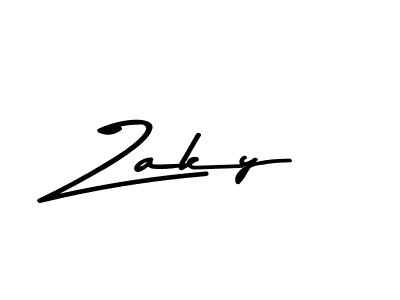 Also we have Zaky name is the best signature style. Create professional handwritten signature collection using Asem Kandis PERSONAL USE autograph style. Zaky signature style 9 images and pictures png