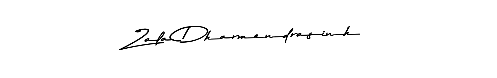 Also You can easily find your signature by using the search form. We will create Zala Dharmendrasinh name handwritten signature images for you free of cost using Asem Kandis PERSONAL USE sign style. Zala Dharmendrasinh signature style 9 images and pictures png
