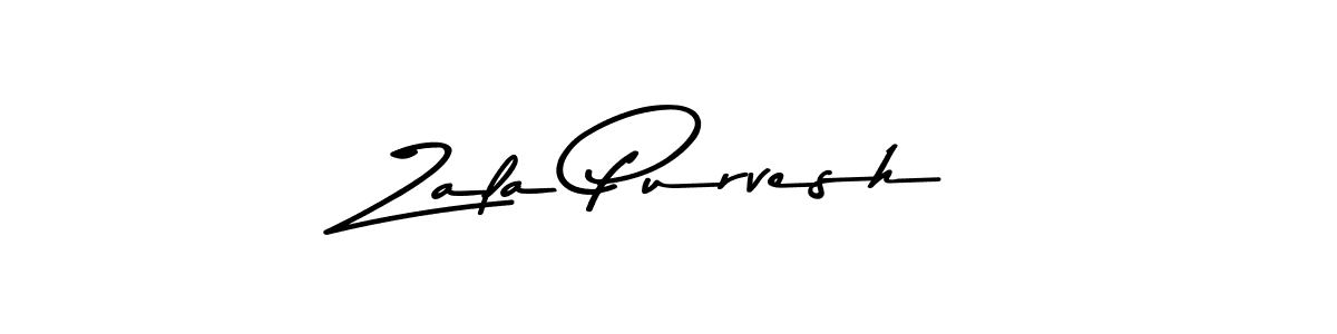 You should practise on your own different ways (Asem Kandis PERSONAL USE) to write your name (Zala Purvesh) in signature. don't let someone else do it for you. Zala Purvesh signature style 9 images and pictures png