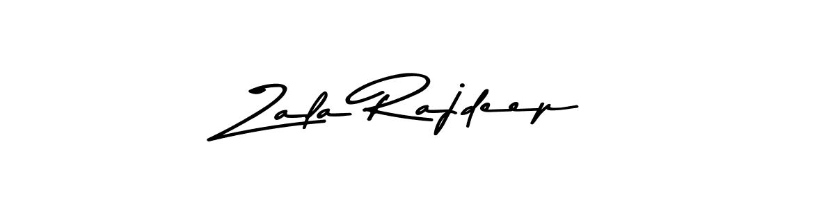 The best way (Asem Kandis PERSONAL USE) to make a short signature is to pick only two or three words in your name. The name Zala Rajdeep include a total of six letters. For converting this name. Zala Rajdeep signature style 9 images and pictures png