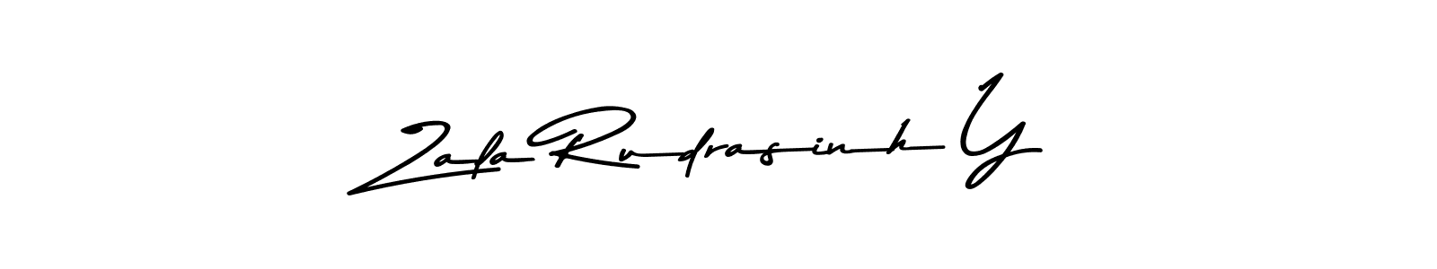 How to make Zala Rudrasinh Y signature? Asem Kandis PERSONAL USE is a professional autograph style. Create handwritten signature for Zala Rudrasinh Y name. Zala Rudrasinh Y signature style 9 images and pictures png